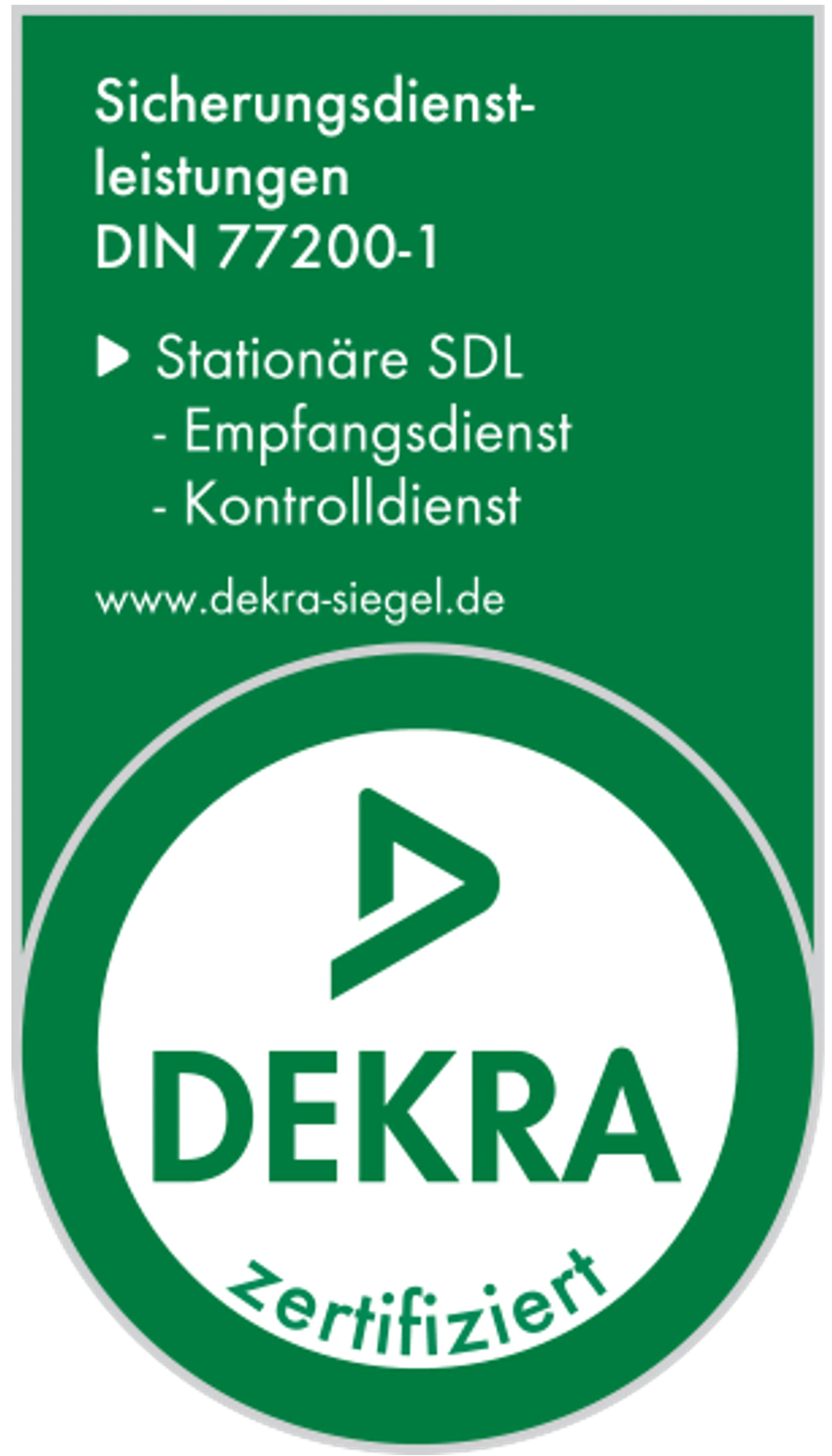 DIN 77200-1 Zertifikat